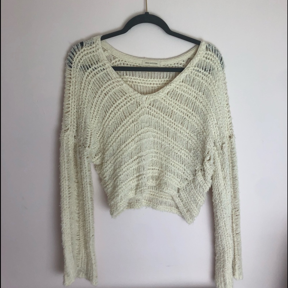 White Knitted Sweater